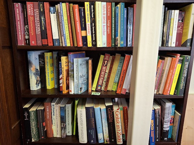 Boeken, 3 schappen vol, foto kan wat afwijken - afbeelding 3 van  3