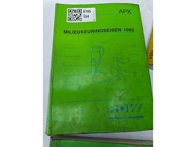 Boeken/ apk keuring 1991 t/m 1995 - afbeelding 5 van  5