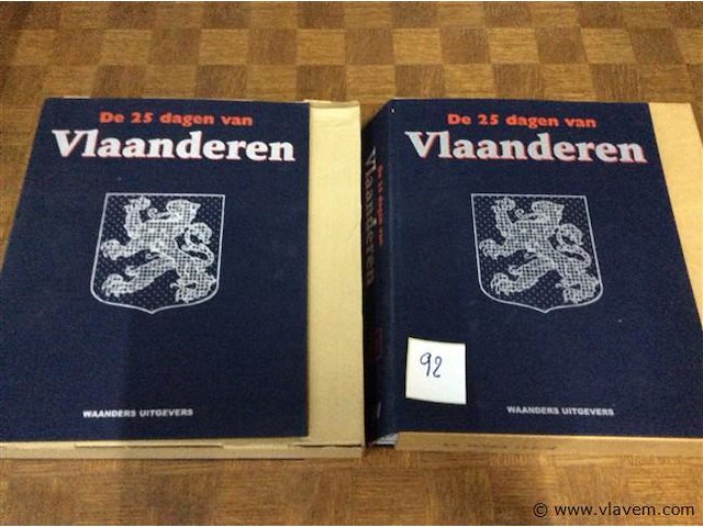 Boeken de 25 dagen van vlaanderen 2tuks - afbeelding 1 van  3