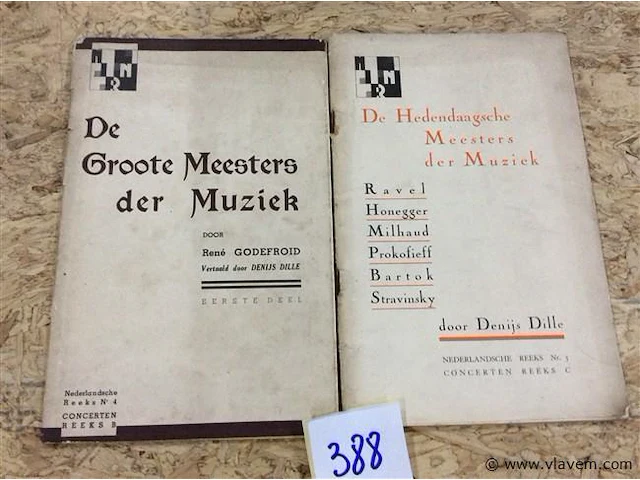 Boeken muziek 2st reeks nir - afbeelding 1 van  2