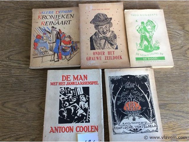 Boeken vlaamse schrijvers divers 5stuks - afbeelding 1 van  3