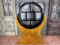 Boekenkast art deco stijl 1.22 meter breed - afbeelding 2 van  3