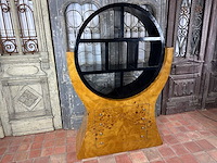 Boekenkast art deco stijl 1.22 meter breed - afbeelding 3 van  3