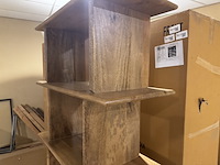 Boekenkast, bruin - afbeelding 3 van  6