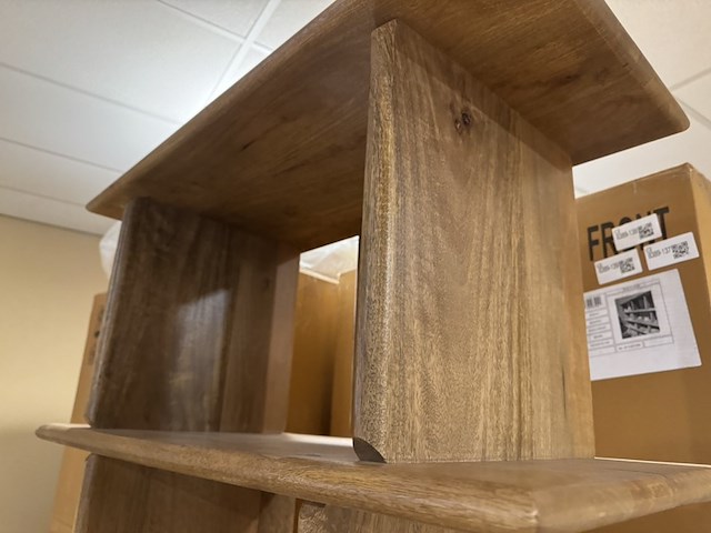 Boekenkast, bruin - afbeelding 4 van  6