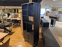 Boekenkast, label51, santos, zwart - afbeelding 4 van  5