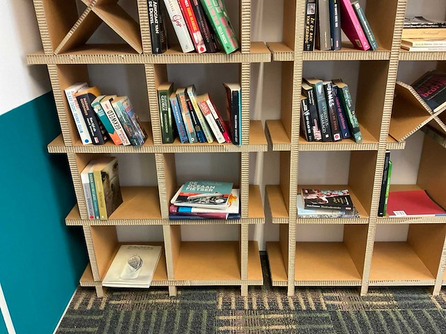 Boekenkast met inhoud (3x) - afbeelding 3 van  6
