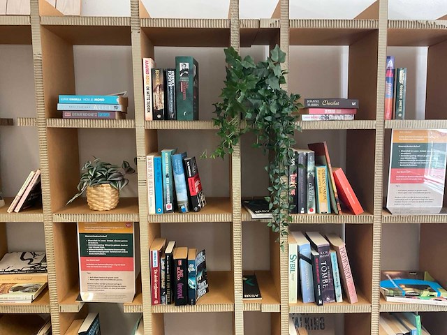 Boekenkast met inhoud (3x) - afbeelding 4 van  6