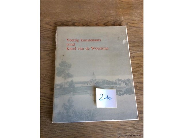 Boekje : 40 kunstenaars rond karel van de woestijne - afbeelding 1 van  4