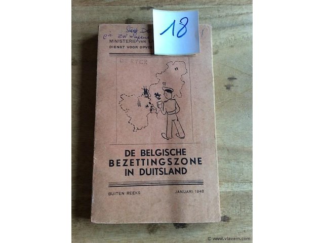 Boekje: de belgische bezettingszone in duitsland - afbeelding 1 van  6