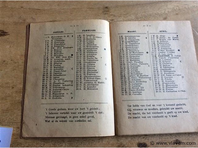 Boekje: de vijand /anti alcohol / almanak 1925. - afbeelding 2 van  5