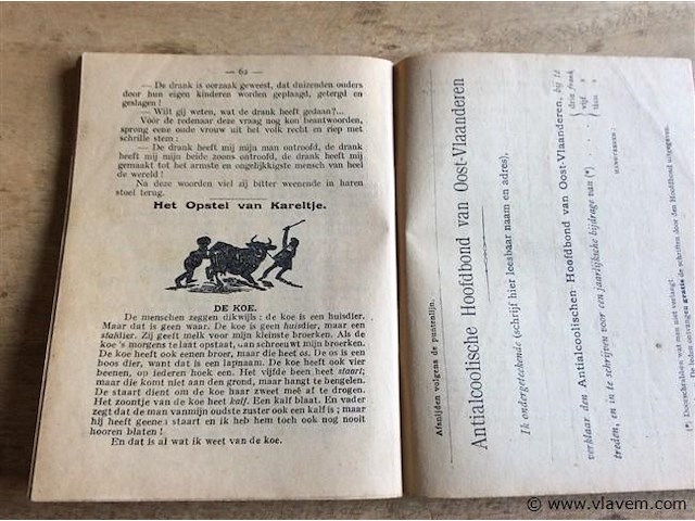 Boekje: de vijand /anti alcohol / almanak 1925. - afbeelding 5 van  5