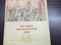 Boekje : het oude socialistische lied - afbeelding 1 van  2