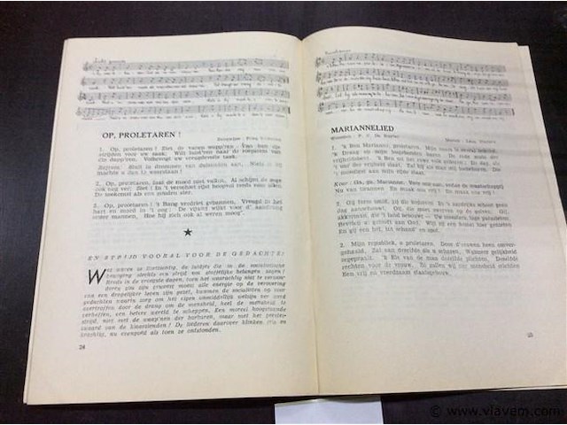 Boekje : het oude socialistische lied - afbeelding 2 van  2