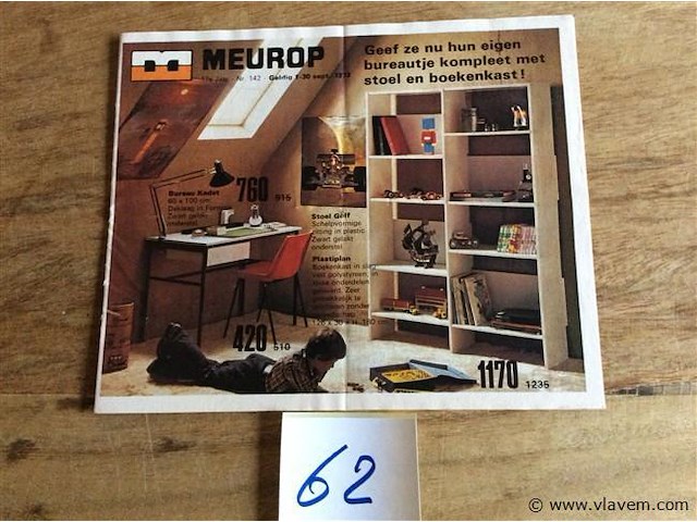Boekje meurop 1972 - afbeelding 1 van  2
