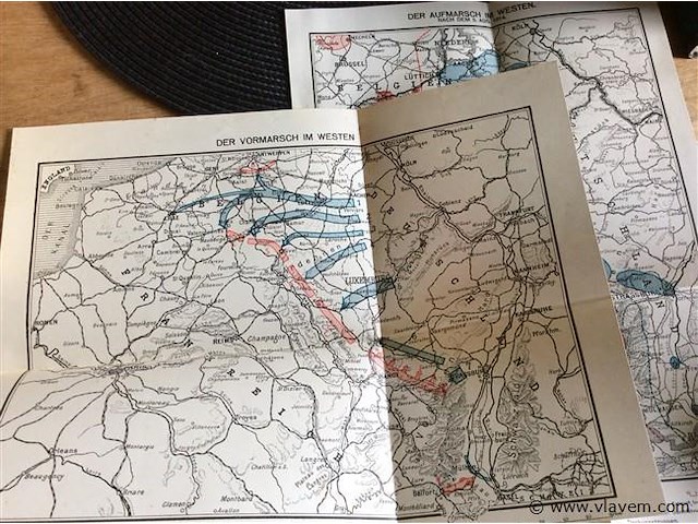 Boekje : oorlogs geschiedenis met militaire kaarten - afbeelding 4 van  5