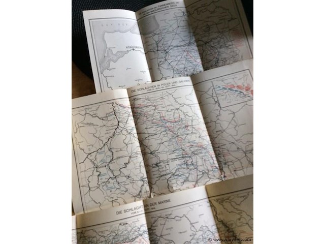 Boekje : oorlogs geschiedenis met militaire kaarten - afbeelding 5 van  5