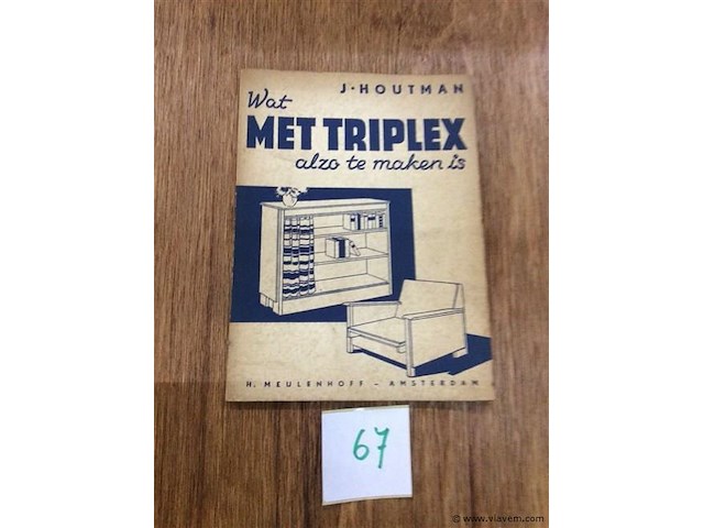 Boekje triplex - afbeelding 1 van  3