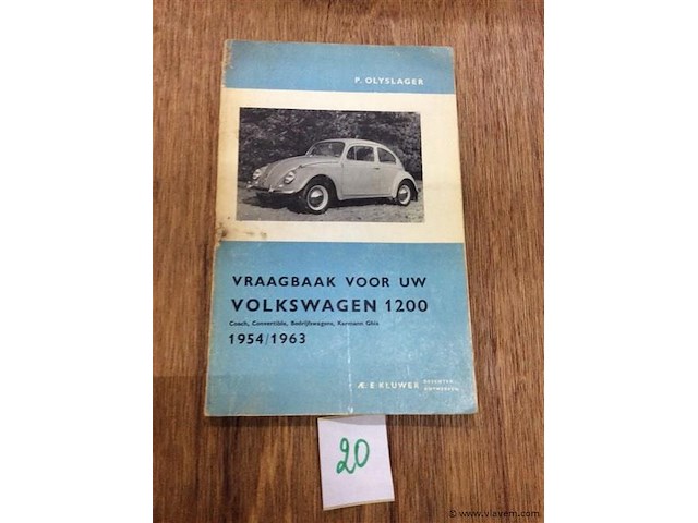 Boekje volkswagen - afbeelding 1 van  2