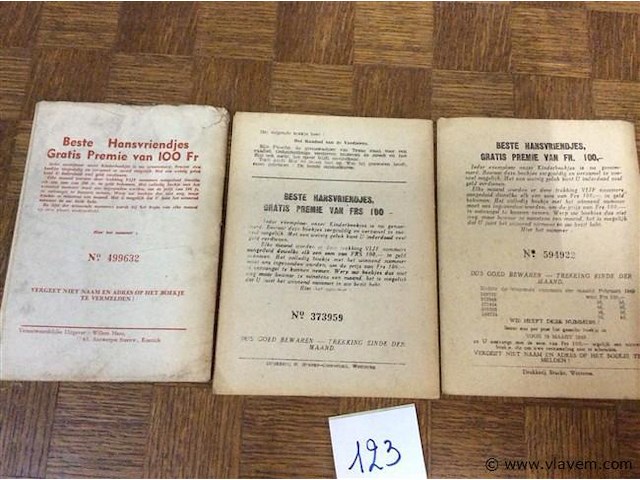 Boekjes : a. hans 3stuks j'50 - afbeelding 2 van  2