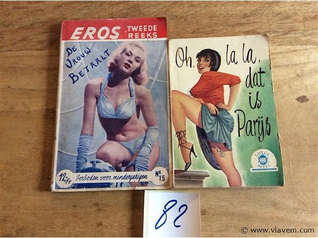 Boekjes: erotica 2stuks - afbeelding 1 van  1