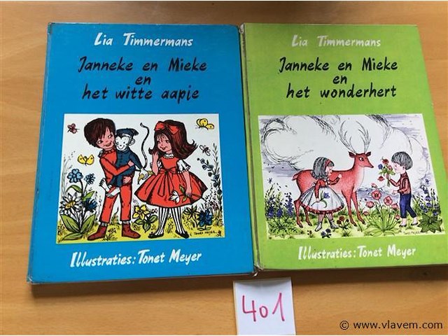 Boekjes janneke en mieke 2st - afbeelding 1 van  2