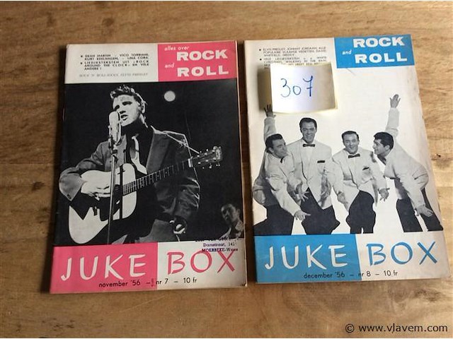 Boekjes jukebox 2stuks - afbeelding 1 van  3