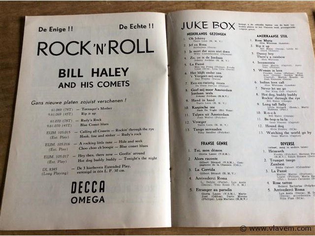 Boekjes jukebox 2stuks - afbeelding 2 van  3