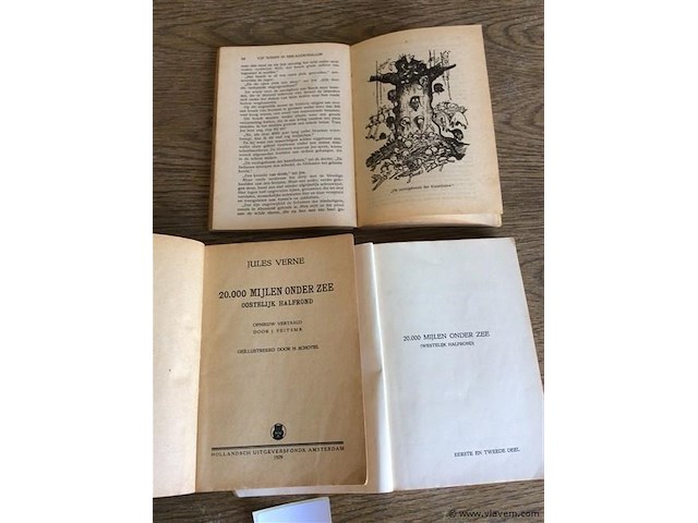 Boekjes : jules verne 3stuks - afbeelding 2 van  3