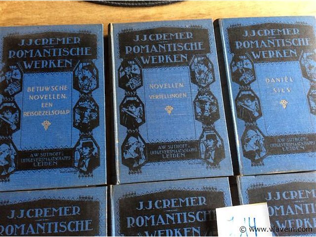 Boekjes mr j.j. cremer romantische werken 6stuks - afbeelding 2 van  2