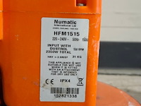 Boen-/schuurmachine - 450mm - 230v numatic, hfm 1515, bouwjaar 2015 - afbeelding 7 van  7