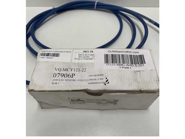 Boening ahd-s 201 0-200 mbar | 4-20 ma pressure sensor - afbeelding 3 van  5