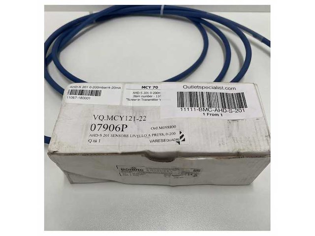Boening ahd-s 201 0-200 mbar | 4-20 ma pressure sensor - afbeelding 3 van  5