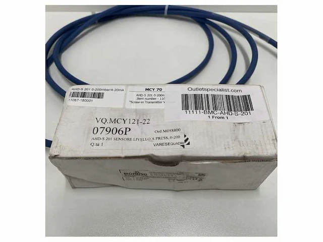 Boening ahd-s 201 0-200 mbar | 4-20 ma pressure sensor - afbeelding 3 van  5