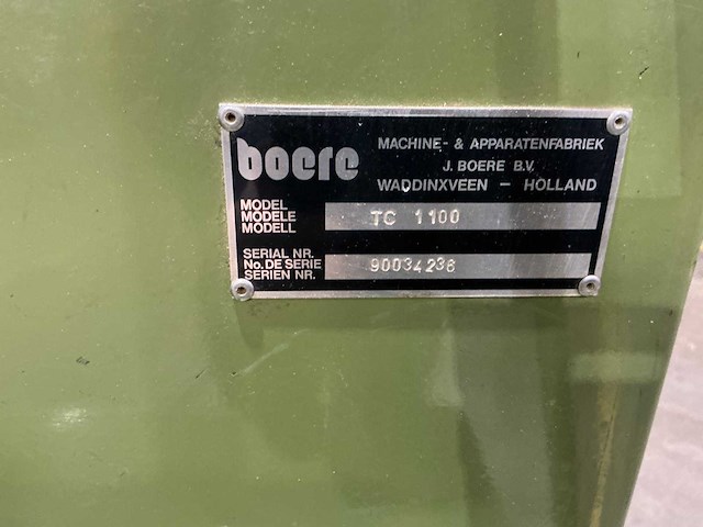 Boere - 1990 - tc 1100 - breedbandschuurmachine - afbeelding 7 van  18