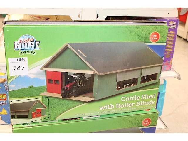 Boerenschuur kitsgloabfarming, lengte 64 cm. - afbeelding 1 van  2