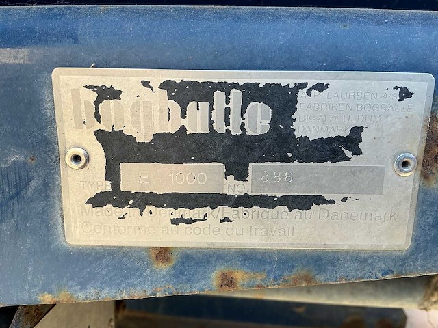 Bogballe e1000 kunstmeststrooier - afbeelding 2 van  14