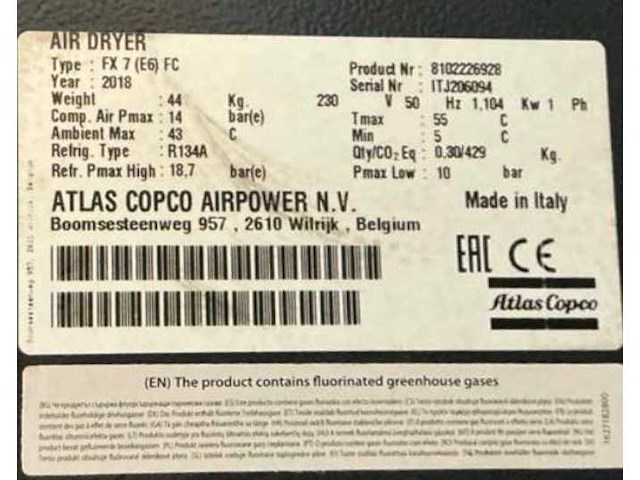 Boge s10 schroefcompressor - afbeelding 7 van  7