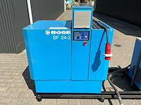 Boge sf 24-2 schroefcompressor + alup adq 246 koeldroger - afbeelding 4 van  8
