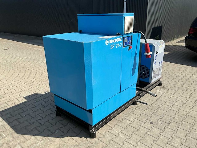 Boge sf 24-2 schroefcompressor + alup adq 246 koeldroger - afbeelding 8 van  8