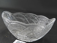 Boheems geslepen kristallen schaal