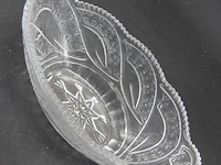 Boheems geslepen kristallen schaal - afbeelding 3 van  5