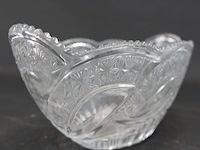 Boheems geslepen kristallen schaal - afbeelding 4 van  5