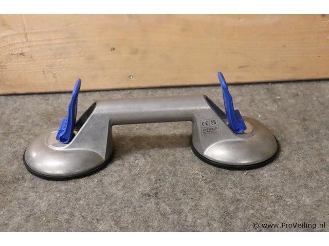 Bohle veribor aluminium zuigheffer met 2 zuignappen - afbeelding 2 van  5