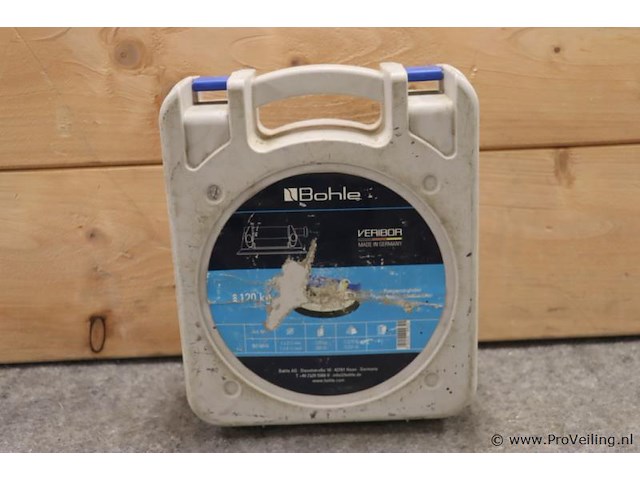 Bohle veribor pompzuiger bo601g incl. opbergkoffer - afbeelding 5 van  5