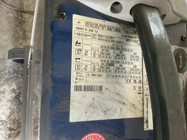 Böhler uranos nx 3200 tlh tig lasmachine - afbeelding 8 van  9