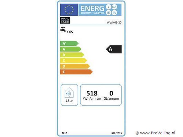 Boiler george 6l - 30x28,8x33,2cm - afbeelding 2 van  2