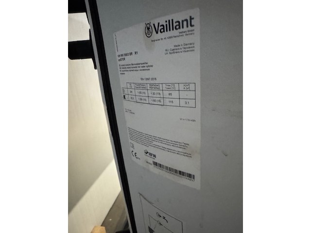 Boiler warmtepomp vaillant, unistore plus - afbeelding 4 van  4