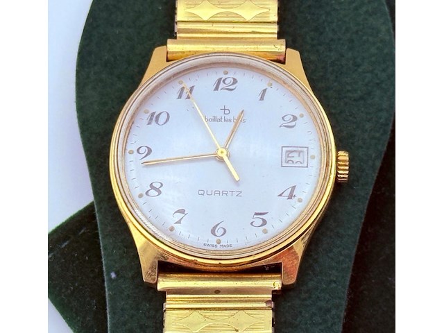 Boillat les bois herenhorloge met gp goudkeurmerk - afbeelding 1 van  8