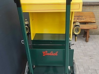 Bokkenwagen met span en houten wielen, groen - afbeelding 4 van  4